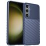 Mobigear Groove Samsung Galaxy S24 Plus Hoesje Flexibel TPU Backcover - Blauw