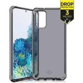 ITSkins SpectrumClear Samsung Galaxy S20 Plus Hoesje Flexibel TPU Backcover Shockproof - Zwart