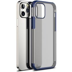 Mobigear Shockproof iPhone 12 Pro Max Hoesje Hardcase Backcover Shockproof - Donkerblauw