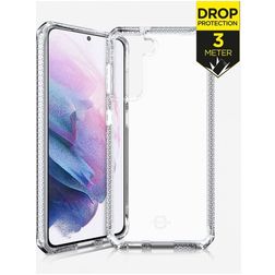 ITSkins SpectrumClear Doorzichtig Samsung Galaxy S21 Plus Hoesje Flexibel TPU Backcover Shockproof - Transparant