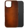Mobilize Premium iPhone 17 MagSafe Hoesje Echt Leer Backcover - Burned Cognac