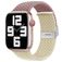 Mobigear Braided Dual Nylon Apple Watch Bandje Klemsluiting - 49/46/45/44 mm - Paars / Sterrenlicht