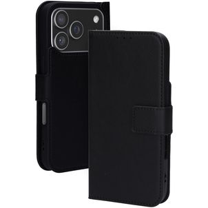 Mobiparts Classic Wallet iPhone 17 Pro MagSafe Hoesje Bookcase - Zwart
