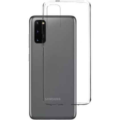 Mobiparts Classic Doorzichtig Samsung Galaxy S20 Hoesje Flexibel TPU Backcover - Transparant