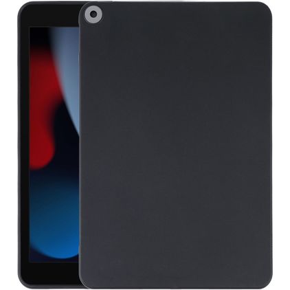 Mobigear Basics Dunne iPad 7 (2019) Hoes Flexibel TPU Backcover - Zwart