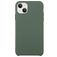 Mobigear Rubber Touch iPhone 15 Plus Siliconen Hoesje Backcover - Groen