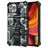 Mobigear Armor Stand iPhone 13 Pro Hoesje Hardcase Backcover Shockproof met Standaard - Groen