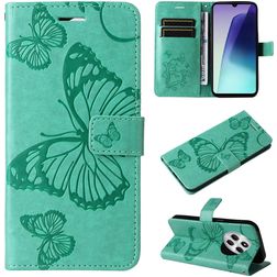 Mobigear Butterfly Xiaomi Redmi 14C Hoesje Bookcase Portemonnee - Groen