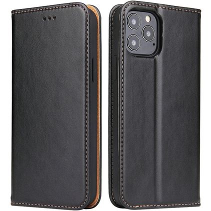 Fierre Shann Art iPhone 12 Mini Hoesje Bookcase Portemonnee - Zwart
