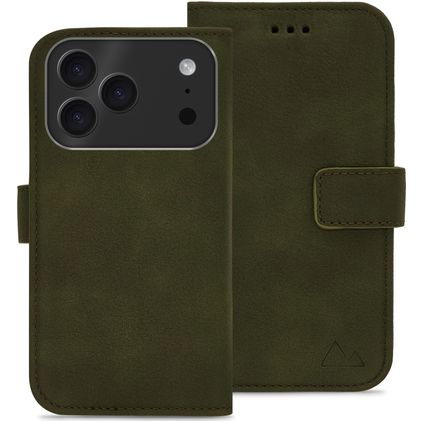 My Style Flex Wallet iPhone 17 Pro Hoesje Bookcase Portemonnee - Groen