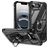 Mobigear Crystal Ring iPhone 16e Hoesje Hardcase Backcover met Ringhouder - Zwart