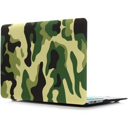 Mobigear Design MacBook Air 13 Inch (2010-2019) Hoes Hardshell Laptopcover MacBook Case - Jungle Camauflage - Model A1369 / A1466