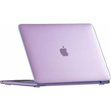 Mobigear Crystal Case MacBook Neo 13 Inch (2026) Hoes Hardshell Laptopcover MacBook Case - Paars - Model A3404
