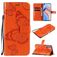 Mobigear Butterfly OPPO Reno 4 Hoesje Bookcase Portemonnee - Oranje