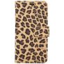 Mobigear Leopard iPhone XS Hoesje Bookcase Portemonnee - Bruin