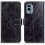 Mobigear Basic Nokia X30 Hoesje Bookcase Portemonnee - Zwart