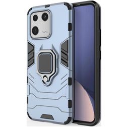 Mobigear Armor Ring Xiaomi 13 Hoesje Hardcase Backcover Shockproof met Ringhouder - Marineblauw
