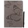 Mobigear Butterfly iPad 7 (2019) Hoes Bookcase + Stylus Houder - Grijs