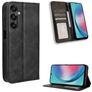 Mobigear Sensation Samsung Galaxy M55 Hoesje Bookcase Portemonnee - Zwart