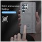 Mobigear Rugged Shield Samsung Galaxy S22 Ultra Hoesje Flexibel TPU Backcover Shockproof - Grijs