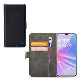 Mobilize Classic Gelly Wallet OPPO A78 Hoesje Bookcase Portemonnee - Zwart