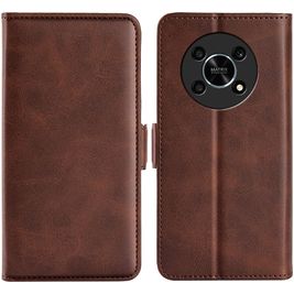 Mobigear Slim Magnet HONOR Magic 4 Lite Hoesje Bookcase Portemonnee - Bruin