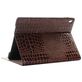 Mobigear Croco iPad Pro 9.7 Inch (2016) Hoes Bookcase - Bruin