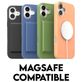 CARE by PanzerGlass Fashionable iPhone 16 Plus Siliconen MagSafe Hoesje Backcover - Zwart