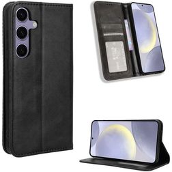 Mobigear Sensation Samsung Galaxy S25 FE Hoesje Bookcase Portemonnee - Zwart