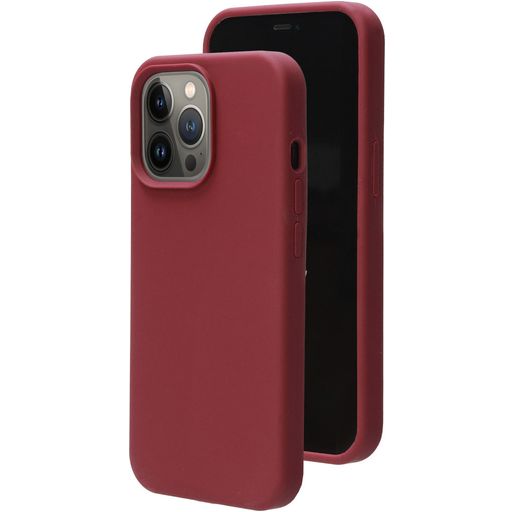 Mobiparts iPhone 13 Pro Siliconen Hoesje Backcover - Plum Red