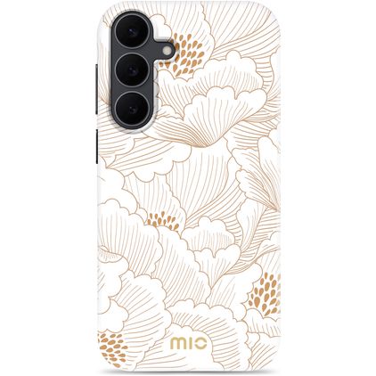 MIO Samsung Galaxy S25 FE MagSafe Hoesje Hardcase Backcover - White Roses