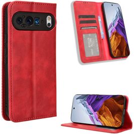 Mobigear Sensation Google Pixel 9 Pro Hoesje Bookcase Portemonnee - Rood