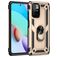 Mobigear Armor Ring Xiaomi Redmi 10 4G Hoesje Hardcase Backcover Shockproof met Ringhouder - Goud