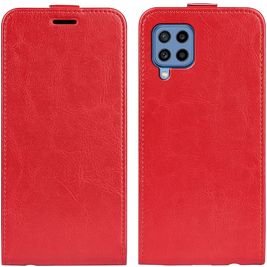 Mobigear Samsung Galaxy M22 Hoesje Flipcase - Rood