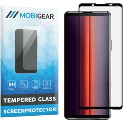 Mobigear Premium Sony Xperia 5 II Glazen Screenprotector - Case Friendly - Zwart