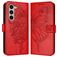Mobigear Butterfly Samsung Galaxy Z Fold 6 Hoesje Bookcase Portemonnee - Rood