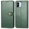 Mobigear Snap Button Xiaomi Redmi A1 4G Hoesje Bookcase Portemonnee - Groen