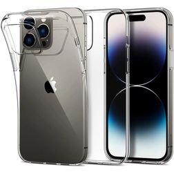 Mobigear Basics Doorzichtig iPhone 14 Pro Hoesje Flexibel TPU Backcover - Transparant