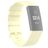 Mobigear Cross Siliconen Fitbit Charge 3 Bandje Gespsluiting - Geel