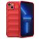 Mobigear Bumpy iPhone 14 Plus Hoesje Flexibel TPU Backcover - Rood