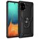 Mobigear Armor Ring Samsung Galaxy A71 Hoesje Hardcase Backcover Shockproof met Ringhouder - Zwart