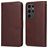 Mobigear Wallet Samsung Galaxy S24 Ultra Hoesje Bookcase Portemonnee - Bruin