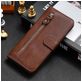 Mobigear Zipper iPhone 17 Pro Hoesje Bookcase Portemonnee - Bruin