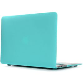 Mobigear Matte MacBook Air 13 Inch (2010-2019) Hoes Hardshell Laptopcover MacBook Case - Turquoise - Model A1369 / A1466