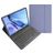 Mobigear Keys iPad Air 5 (2022) Hoes QWERTZ Bluetooth Toetsenbord Bookcase + Stylus Houder - Paars