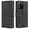 Mobigear Croco POCO X5 Pro Hoesje Bookcase Portemonnee - Zwart