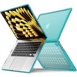Mobigear Shockproof Pro MacBook Air 15 Inch (2023-2026) Hoes Hardshell Laptopcover MacBook Case - Groen - Model A2941 / A3114 / A3241 / A3448