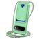 Mobigear Lanyard Card Google Pixel 11 Pro XL Siliconen Hoesje met koord en Pasjeshouder - Groen