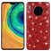 Mobigear Glitter Huawei Mate 30 Hoesje Hardcase Backcover - Rood
