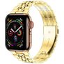 Mobigear Monaco Stalen Apple Watch Bandje Vouwsluiting - 49/46/45/44 mm - Goud